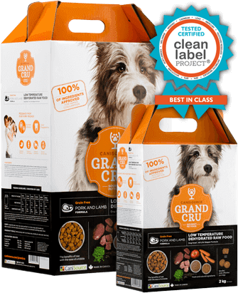 CaniSource Grand Cru Dog Food Dehyrated Raw Grain-Free Pork & Lamb 10kg