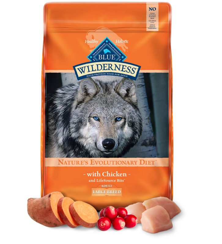 Blue Wilderness Dog Food Large Breed Adult Grain-Free Chicken 10.9kg