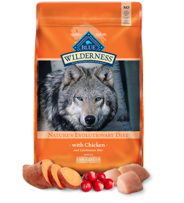Blue Wilderness Dog Food Large Breed Adult Grain-Free Chicken 10.9kg