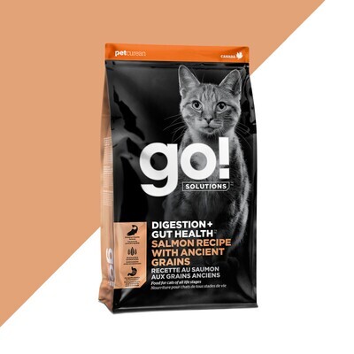 GO! Solutions Digestion & Gut Health Cat Food Salmon with Ancient Grains