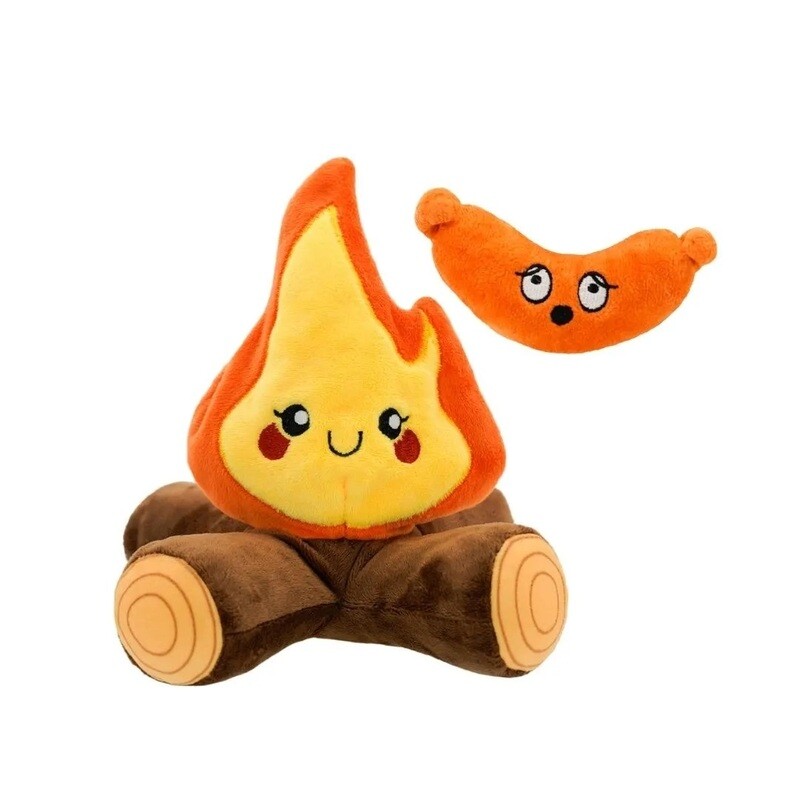 HugSmart Camping Pups Campfire Plush Toy
