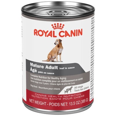 Royal Canin Dog Food Canned Mature Loaf in Sauce 385g (12pk) 