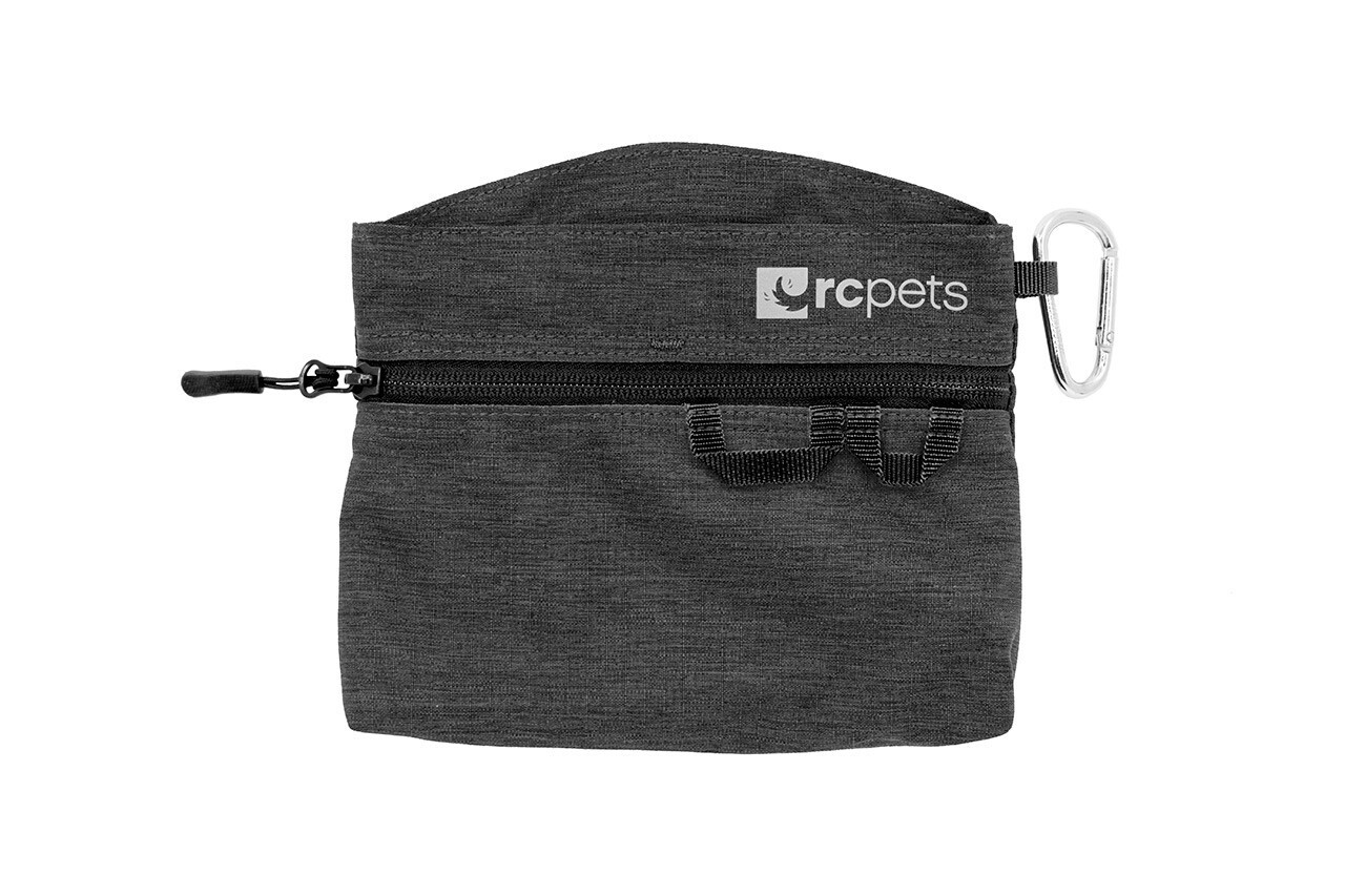 RC Pets Quick Grab Treat Bag, Colour: Heather Black