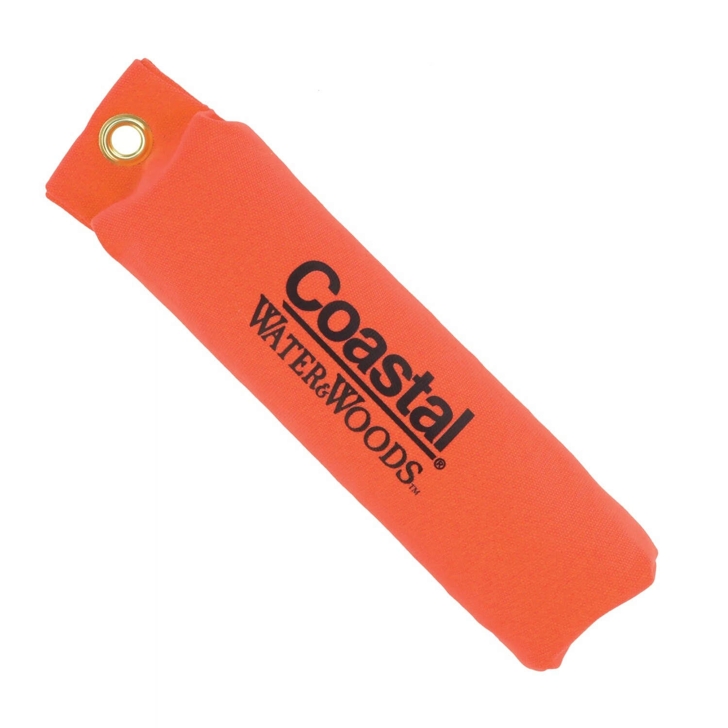 Coastal Water & Woods Canvas Dog Training Dummy Orange 3 x 12"