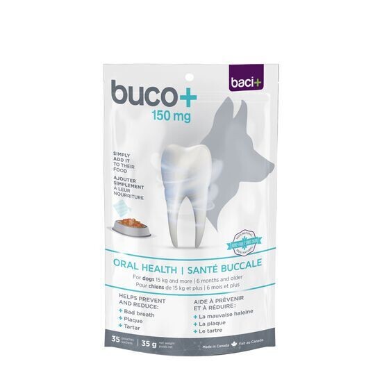 buco+ 150mg Dental Care for Dogs >15kg 35mg