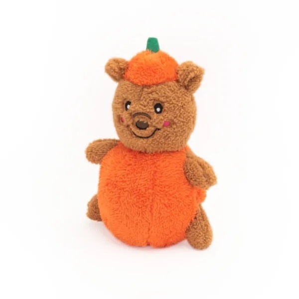 ZippyPaws Halloween Cheeky Chumz Pumpkin Bear