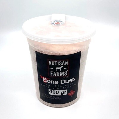 Artisan Farms Raw Beef Bone & Marrow Dust 400g