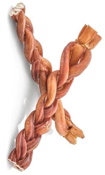 Open Range Braided Beef Bully Stick 11-12"