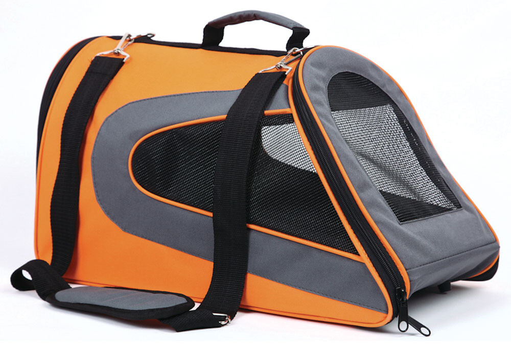 TUFF Soft-Sided Airline Carrier 10.5 x 10.5 x 19", Colour: Orange