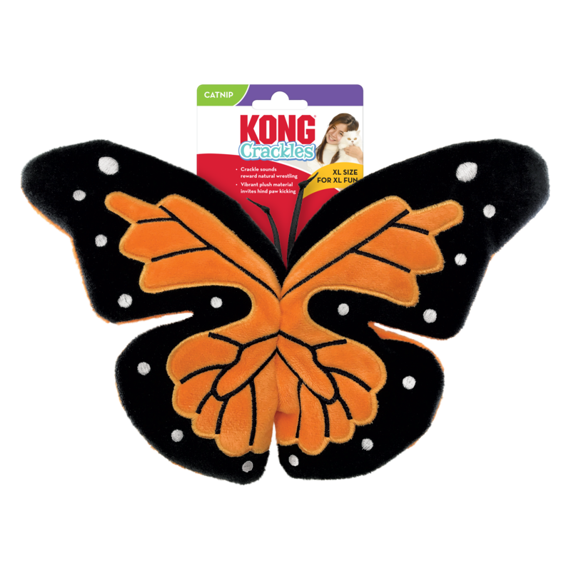 Kong Cat Flutterz Butterfly 12" XL