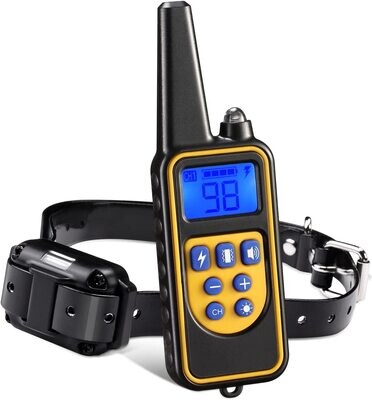 Rechargeable and Waterproof Remote Trainer 800m
