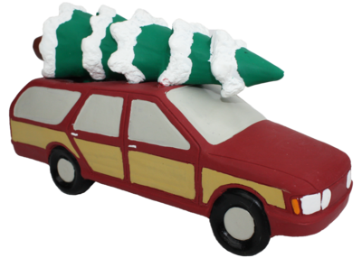 Multipet Christmas Station Wagon with Tree 7.5