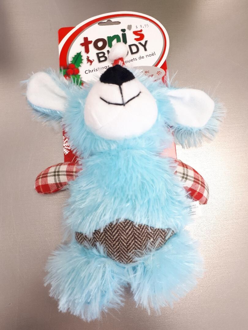 Toni's Buddy Christmas Toy Santa Dog 10