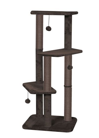 Bud'Z Cat Tree 3 Levels With Sisal Moka Brown 45"