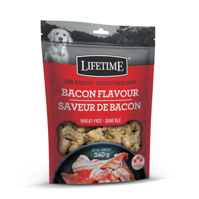 Lifetime Bone Bacon Flavour Biscuits 340g Lifetime Bone Bacon Flavour Biscuits 340g