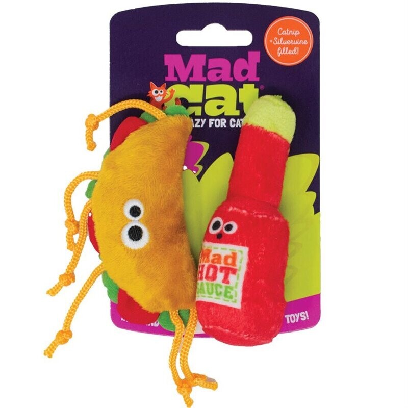 Mad Cat Cat Toy Taco Tuesday 2pk