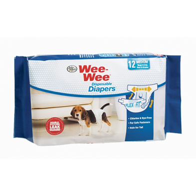 Wee-Wee Disposable Diapers 12pk, Size: M