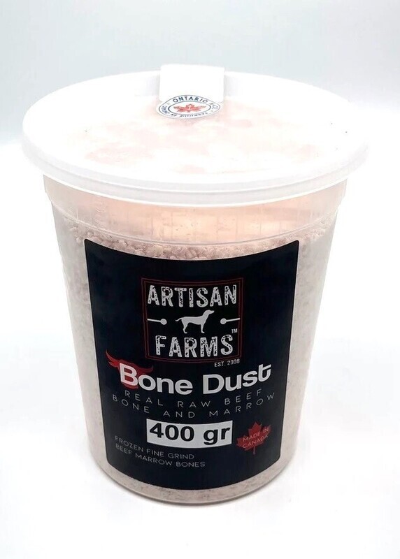 Artisan Farms Raw Beef Bone Dust 400g