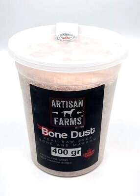 Artisan Farms Raw Beef Bone & Marrow Dust 400g