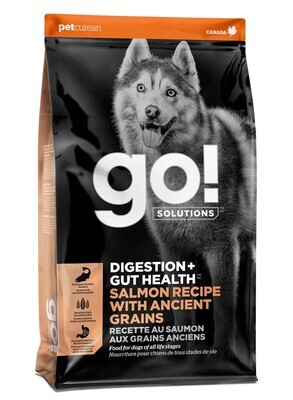 GO! Solutions Digestion & Gut Health Dog Food Salmon with Ancient Grains