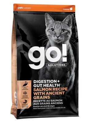 GO! Solutions Digestion & Gut Health Cat Food Salmon with Ancient Grains