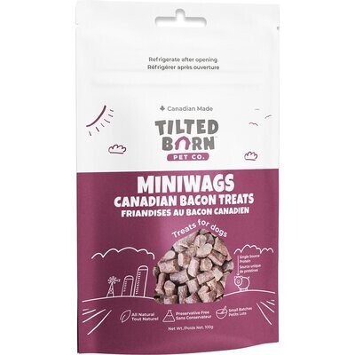 Tilted Barn Pet Co. Canadian Bacon MiniWags Treats 100g