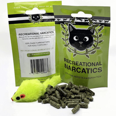 Recreational Narcatics Toy & Pelletized Catnip 20g