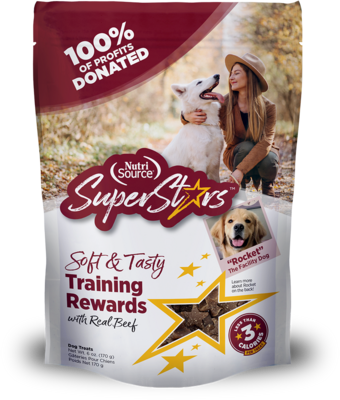 NutriSource SuperStars Soft & Tasty Training Rewards Beef 454g