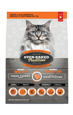 Oven-Baked Tradition Cat Food Adult Semi-Moist Turkey Formula