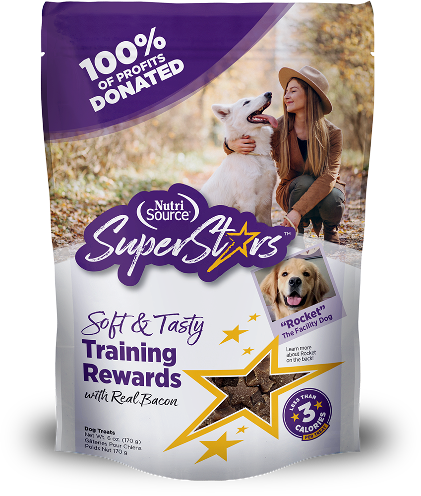 NutriSource SuperStars Soft & Tasty Training Rewards Bacon 454g