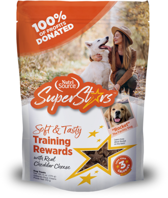 NutriSource SuperStars Soft & Tasty Training Rewards Cheddar 170g