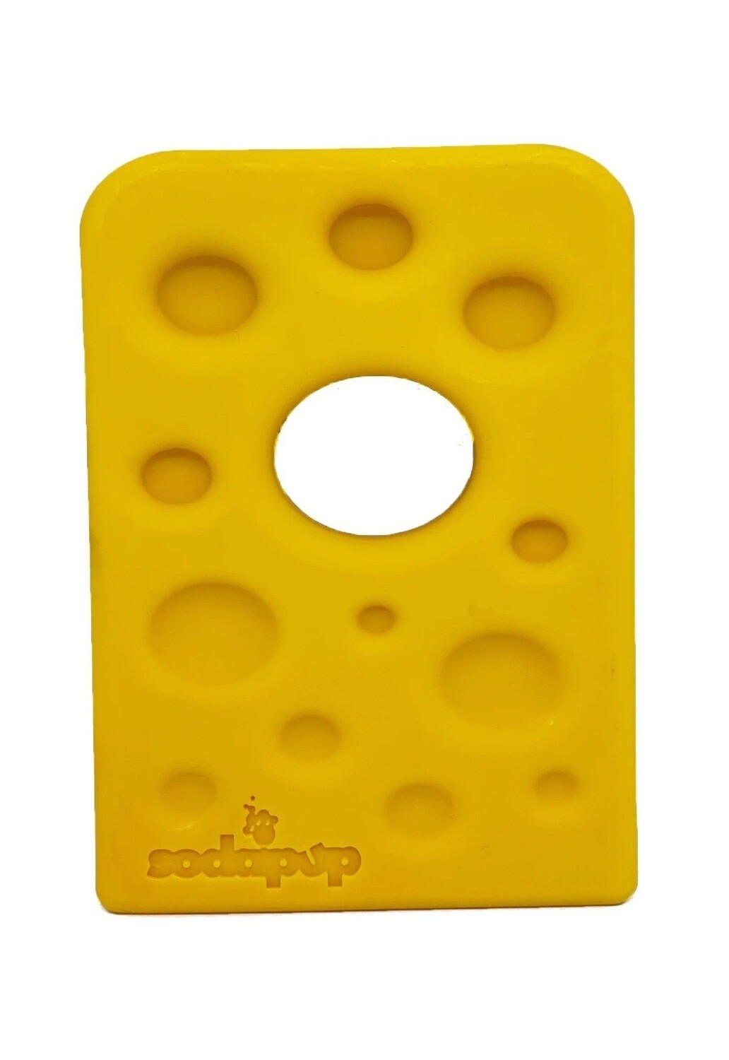 Sodapup Swiss Cheese Wedge Ultra Durable Nylon Dog Chew Toy