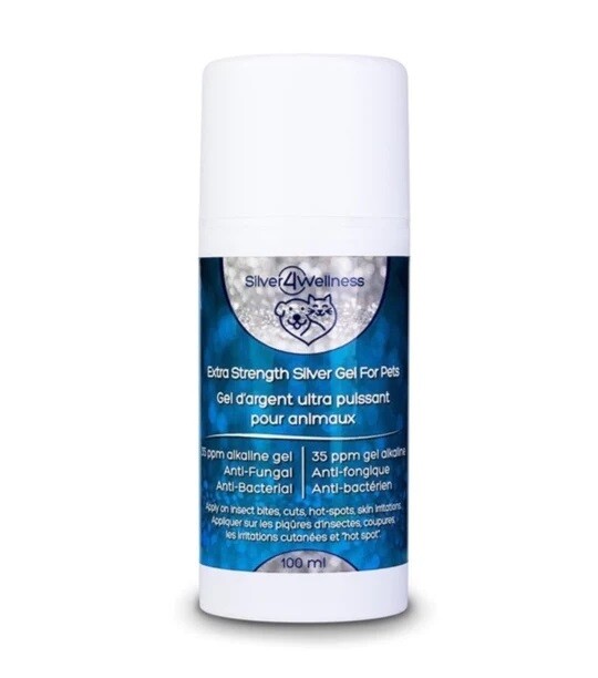 Silver4Wellness Extra Strength Silver Gel for Pets 35ppm 100ml