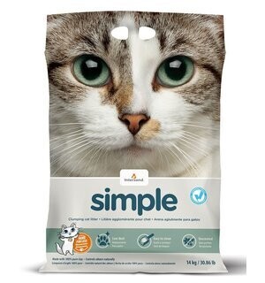 Intersand Simple Economic Clumping Unscented Litter 14kg