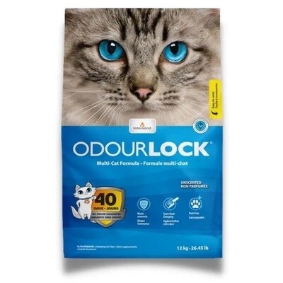 Intersand Odourlock Ultra-Clumping Multi-Cat Litter Unscented 12kg