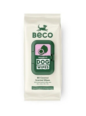 Beco Dog Grooming Wipes 80ct