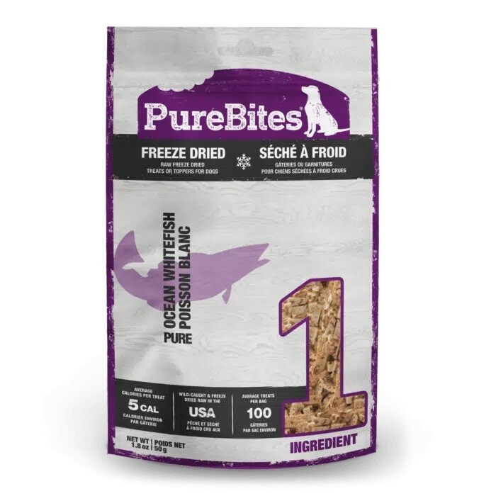 PureBites Freeze Dried Ocean Whitefish 198g