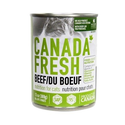 Canada Fresh Cat Food Canned Beef 369g (12pk)