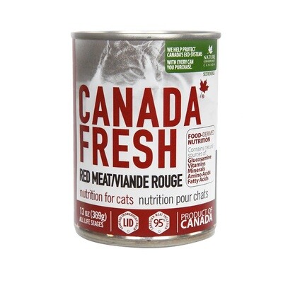 Canada Fresh Cat Food Canned Red Meat 369g (12pk)