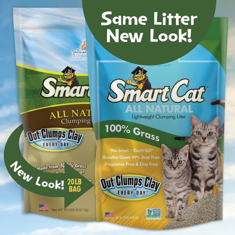 SmartCat All Natural Clumping 100% Grass Litter 2.27kg