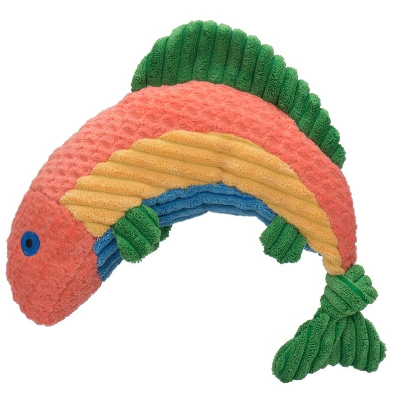 HuggleHounds Rauccous Rainbow Trout Knottie