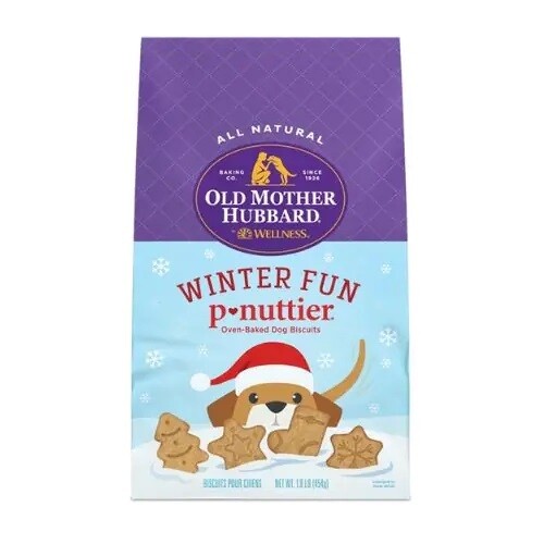 Old Mother Hubbard Winter Fun P-Nuttier Dog Biscuits 454g Old Mother Hubbard Winter Fun P-Nuttier Dog Biscuits 454g