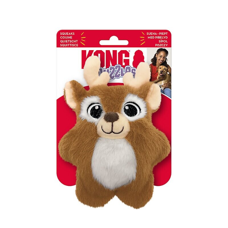 Kong Holiday Snuzzles Reindeer M