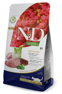 Farmina N&D Quinoa Cat Food Digestion Lamb & Quinoa 5kg