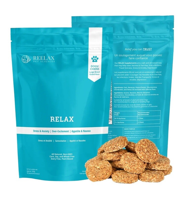 Reelax Pet Sciences Relax Supplements for Dogs Reelax Pet Sciences Relax Supplements for Dogs