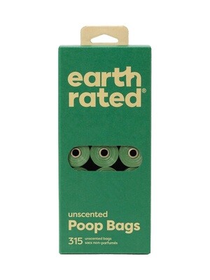 Earth Rated Poop Bags 21 Refill Rolls (315 bags)
