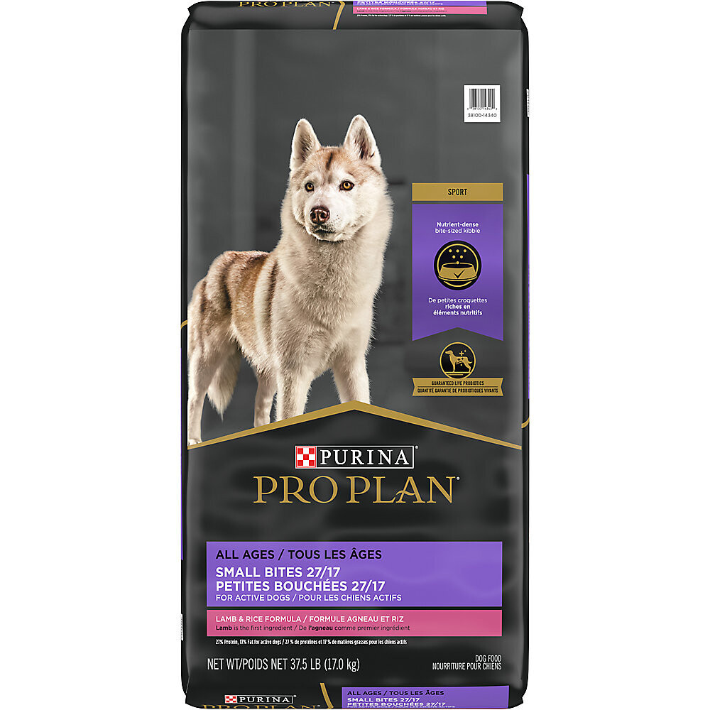 Purina Pro Plan Dog Food Sport Small Bites 27/17 Lamb & Rice 17kg