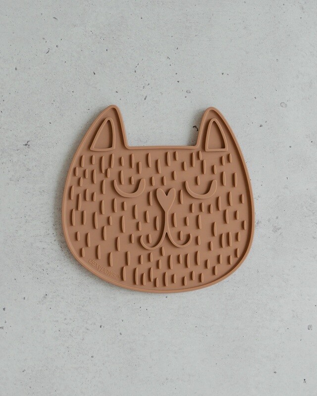 Dexypaws Licking Mat Kitty Kisses 7.5"