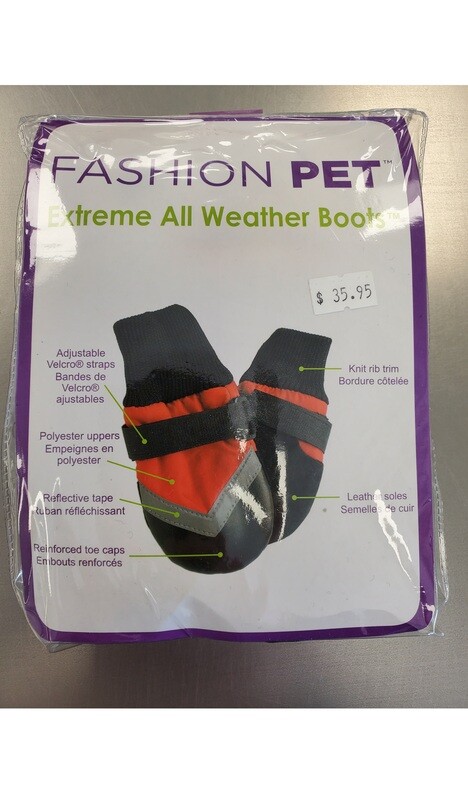 Fashion Pet Extreme All Weather Boots Red Fashion Pet Extreme All Weather Boots Red