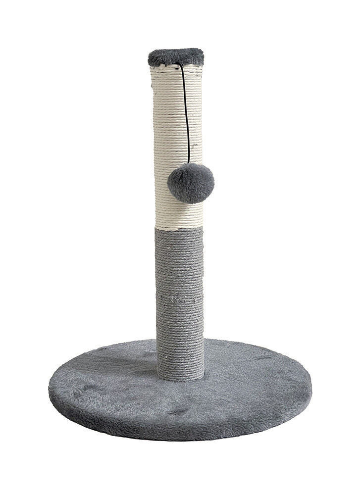 Burgham Scratch Post Sisal Round Post Cat Teaser 16"